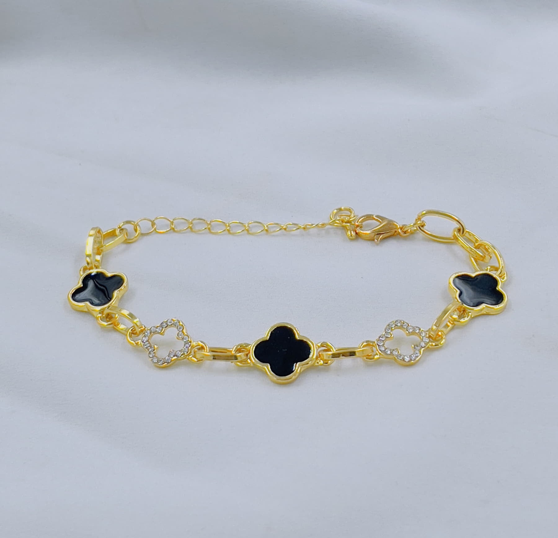 Clover Beads Bracelet Openable